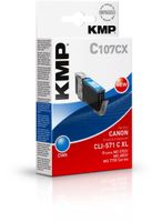 KMP C107CX Tintenpatrone cyan komp. mit Canon CLI-571 XL C