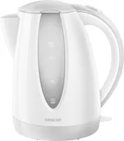 SENCOR SWK 1810WH Rýchlovarná kanvica, objem 1,8 l, príkon 2000 W, filter nečistôt a usadenín, 360° otočná základňa, trojitý bezpečnostný zámok, vodoznak