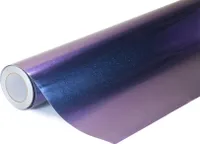 Chameleon fioletowoniebieska diamentowa samoprzylepna folia wrap 152x50cm - wnętrze/zewnętrze