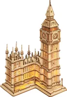 ROBOTIME Rolife Beleuchtetes 3D Holzpuzzle Big Ben 220 Teile