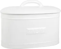 IB Laursen Brotkasten Brotbox oval Mynte weiß Brottopf Vorratsdose Keramik