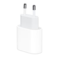 Apple Original Power Adapter USB-C für iPad & iPhone / Netzteil MHJE3ZM/A / 20 Watt, weiß