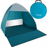 Trizand 20976 Samorozkládací stan plážový 200 x 150 x 110 cm modrobílá
