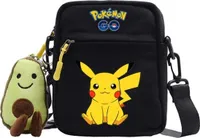 Pokémon Pikachu Tasche mit Anhänger - 18x14x5 cm - Ideal für unterwegs, & stylish