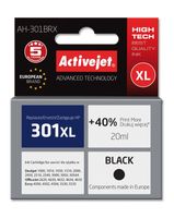 Activejet Tintenpatrone AH-301BRX (HP 301XL CH563EE kompatibel; Premium; 20 ml; schwarz)