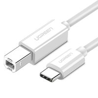 Ugreen Druckerkabel USB-C - USB-B 480Mb/s 1m weiß (US241)