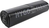 HYGOCLEAN Müllsäcke schwarz 120 Liter aus LDPE 45 my 25 Stück