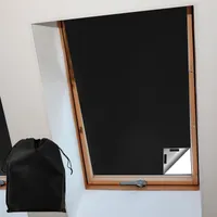Zatemňujúca tkanina samolepiaca okenná fólia zatemňujúca fólia s tepelnou vrstvou pre všetky okná 145 * 200 cm
