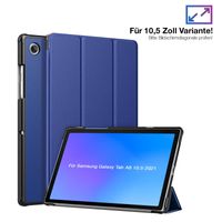 Schutzhülle für Samsung Galaxy Tab A8 10.5 2021 Cover Case Schutz Tablet Farbe: Dunkelblau