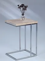 Beistelltisch Guido in grau - MDF Nachbildung in Betonoptik - 38 x 43 x 62.5 cm