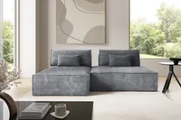 Furnisell Modular Cord Ecksofa Sofa "LUCCA", Grau