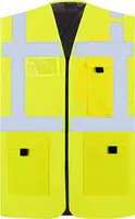 Korntex KXCMFP | Padded Comfort Executive Safety Vest Wismar CO² Neutral - Farbe: Signal Yellow - Größe: XL