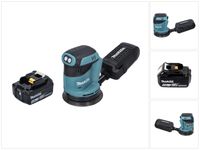 Makita DBO 180 M1 Akku Exzenterschleifer 18 V 125 mm + 1x Akku 4,0 Ah - ohne Ladegerät