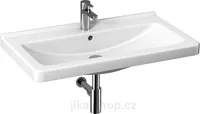 Jika Cubito - Waschtisch 850x485 mm, mit Überlauf, mit Hahnloch, weiß H8104260001041