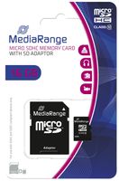 MediaRange MR958 16GB micro SDHC (Klasse 10, mit SD-Karten Adapter)