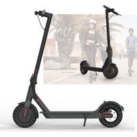 NewHover 8.5 Zoll Aufblasbare  E-Scooter Räder Faltbarer Elektroroller, bis zu 25 km / h, 36 V 6 Ah mit LCD-Display und Scheinwerfern, Einfach zu Falten und Tragbarer