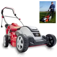 HECHT 1641 Rasenmäher Elektro | 41 cm Schnittbreite | 1600W | Mulchkit | 50L Fangkorb