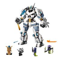 LEGO NINJAGO Legacy 71738 Zaneova bitka s titanskými robotmi; nindža stavebnica so zberate?skými minifigúrkami (840 dielikov)