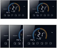 5X Smart Digital LCD Raumthermostat Programmierbarer Thermostat 5+1+1 Sechs Perioden Touchscreen LCD Wasserheizung Thermoregulator Sperrfunktion