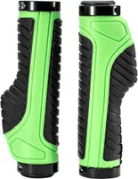 ROCKBROS Fahrrad Lenkergriffe Ergonomisch Lock-On Griffe 1 Paar grün