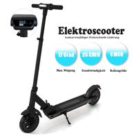 NewHover Klappbar Elektroroller ohne ABE E Scooter 25km/h mit LCD-Display 8 Zoll