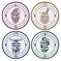 HARRY POTTER - Set of 4 Plates - Hogwarts Houses