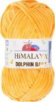 Strickfein Himalaya Dolphin Baby super Bulky Chenille Garn Wolle strickgarn 100 gr 80368 - sonnengelb