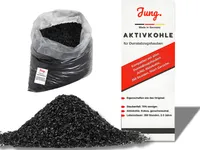 JUNG Aktivkohle Nachfüllpack Kompatibler Ersatz für alle Dunstabzugshauben, Zubehör für Dunstabzugshaube Kohlefilter, Kohle Filter, 4 kg