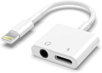 Dual 2 in 1 Audio Lightning Aux Adapter für Apple auf Klinke Kabel Kopfhörer Aufladen iPhone 12 Mini 12 Pro Max iPhone 13 Mini 13 Pro Max