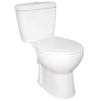 WC kompakt stojący Niagara Duo bezkołnierzowy deska wolnoopadająca odpływ poziomy Kerra