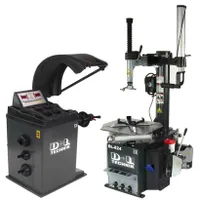 Reifenmontiermaschine 24" inkl. Hilfsmontagearm + Reifenwuchtmaschine 07+04+05