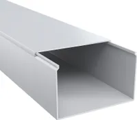 Kabelkanal aus hochwertigem PVC weiß Kabelleiste 2m - 1 Stück - 100x60mm