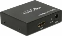 Delock HDMI Splitter 1 x HDMI in > 2 x HDMI out 4K