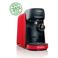 Bosch TAS163E, Pad-Kaffeemaschine, 0,7 l, Kaffeekapsel, 1400 W, Schwarz, Rot
