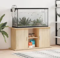 vidaXL Akvarijní stojan Sonoma Oak 121x41x58 cm odvozený výrobek ze dřeva