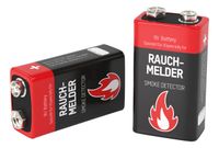 ANSMANN 9V E-Block Alkaline Batterie speziell für Rauchmelder 6er Pack
