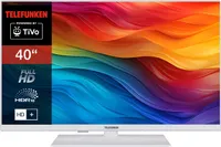 Telefunken Fernseher 40 Zoll Smart TV Powered by TiVo (Full HD, HDR, HD+ 6 Monate inkl., Triple-Tuner) XF40TO750M-W