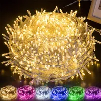 100M 1000LED 8 Leuchtmodi LED Lichterkette für Weihnachtsbaum Party Garten Dekoration Weihnachtsbeleuchtung Lichterketten Innen Lichtschlauch Strom