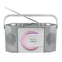 Soundmaster RCD1755SI Stereo Kofferradio mit CD-Player