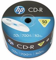 HP CD-R CRE00070-3, 69300 700MB CD-R 52x bulk 50-pack