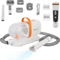 Haustierpflegeset 5 in 1 'Amesbury' Weiß / Orange