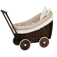 Kočárek pro panenky Luna Willow 48X28 H26/47 CM
