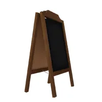 Reklamní áčko s křídovou tabulí 100x60 cm- ozdobný horní rám