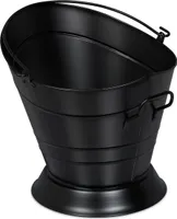 relaxdays Kohleneimer mit Tragegriff 6 Liter