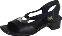 Rieker Damen Sandalette schwarz