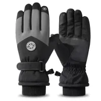 L Handschuhe Wasserdichte Handschuhe Fingerhandschuhe Männer Wasserdicht Skihandschuhe Winterhandschuhe Winddicht Wasserdichte Radfahren dick warm Handschuhe