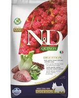 Granule pre psy Farmina N&D dog QUINOA (GF) adult mini, digestion, lamb 2,5 kg