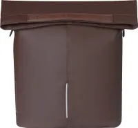 Basil City Fahrradshopper Vegan Leather 30x18x49cm,rosted brown,14-16ltr,Hook-On