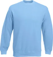 Fruit of the Loom 62-202-0 | Classic Set-in Sweatshirt | Pullover - Farbe: Sky Blue - Größe: XL