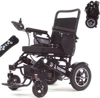 Faltbarer Elektrorollstuhl 600W elektr. Rollstuhl E-Rollstuhl Li-Batterie 06070